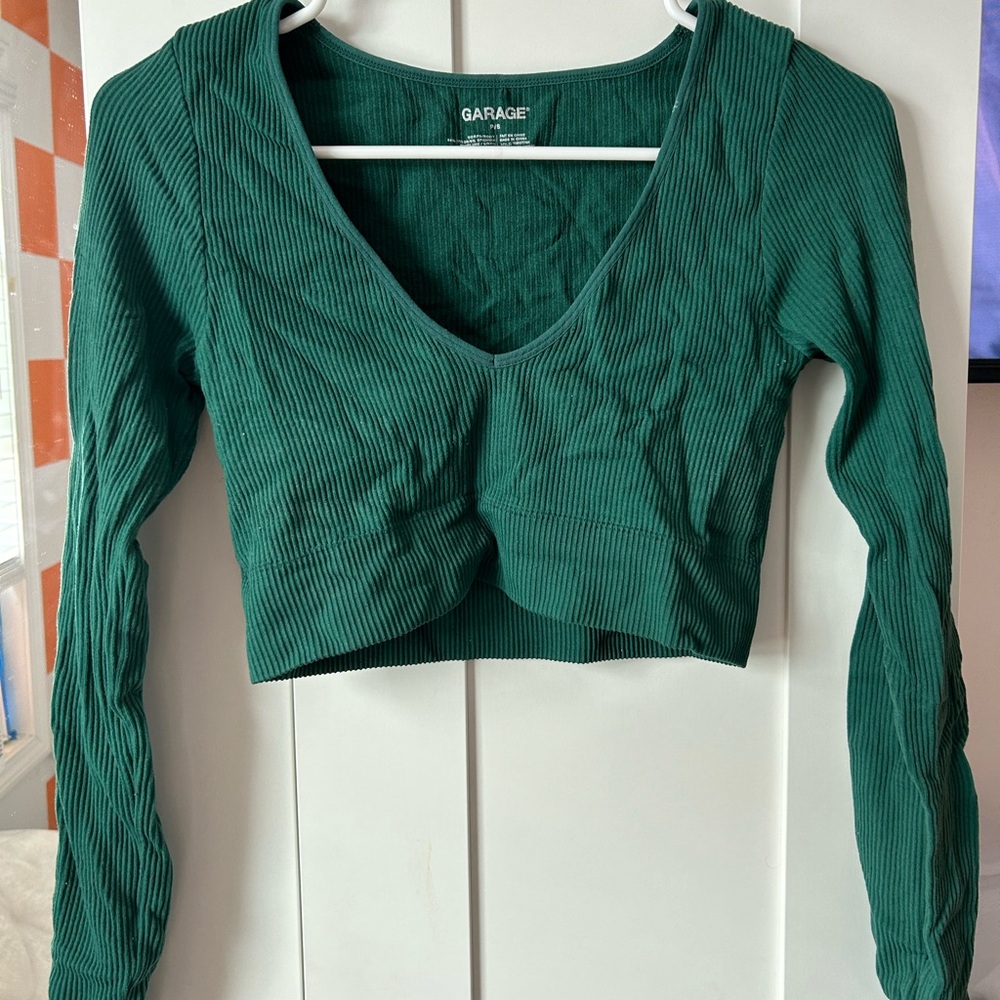 Garage Dark Green Long Sleeve